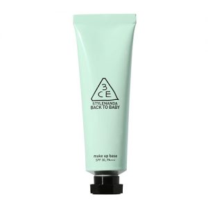 3CE Back To Baby Makeup Base in Mint Green
