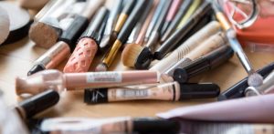makeup products and tools