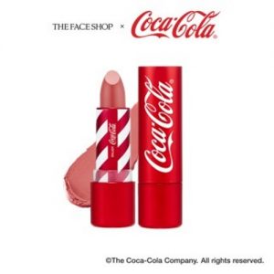 The Face Shop Coca-Cola Lipstick 01 Refreshing Rose
