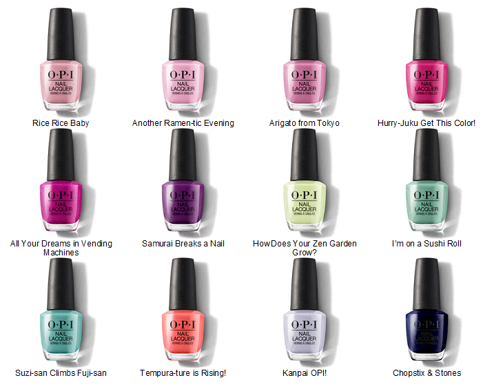 OPI is raising temperature with their Vibrant Tokyo Collection Spring 2019!