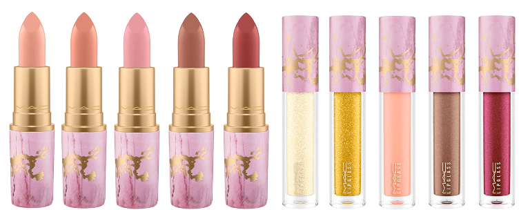 lipsticks and lip gloss
