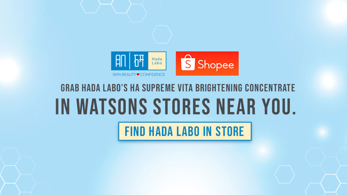 Hada Labo available in Watsons