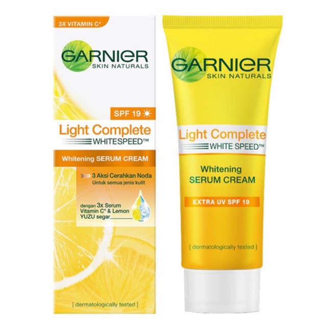 Garnier Light Complete Serum Cream SPF 19 Review | Beauty Malaysia