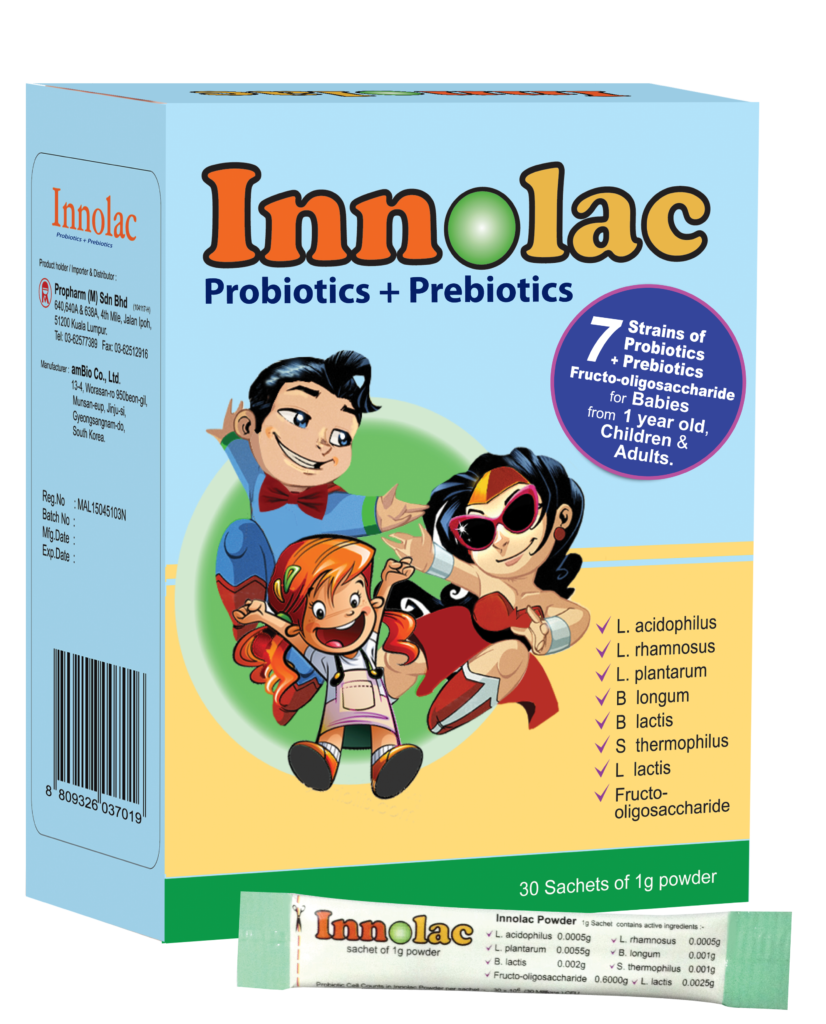 INNOLAC Probiotics + Prebiotics Supplement