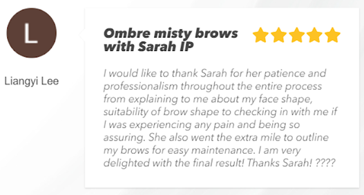 Ombré Misty Brows review