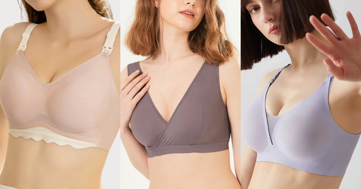 Mamaway - Size guide for Seamless Padded Nursing bra and Crossover